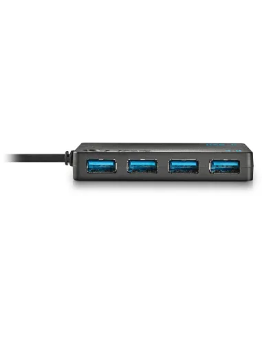 NGS Wonder iHUB 4 Hub USB-C a USB-A 3.0 4 Puertos 24 cm Negro