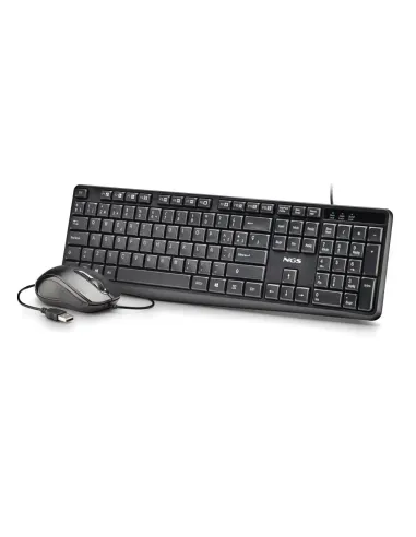 NGS Cocoa Kit V2 teclado y ratón con 12 teclas multimedia