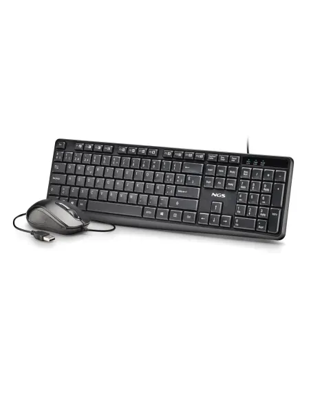 NGS Cocoa Kit V2 teclado y ratón con 12 teclas multimedia