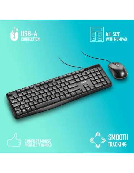 NGS Cocoa Kit V2 teclado y ratón con 12 teclas multimedia