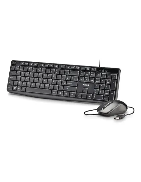NGS Cocoa Kit V2 teclado y ratón con 12 teclas multimedia