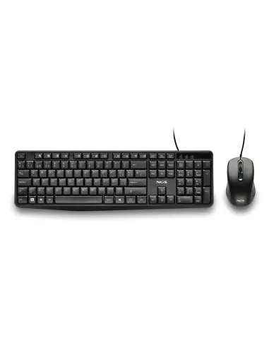 NGS Cocoa Kit V2 de Teclado y Ratón Negro