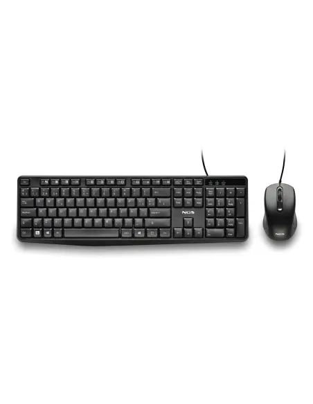 NGS Cocoa Kit V2 de Teclado y Ratón Negro