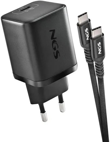Cargador de pared NGS BUD 65W-H GaN 65 W con 8 conectores