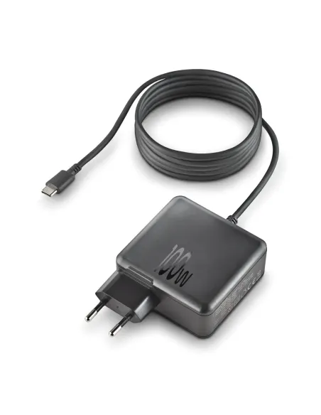Cargador GaN NGS BUD 100W Negro para portátil y móvil