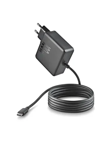 NGS BUD 100W Negro Cargador de pared con salida USB-C de 100W ideal para ordenadores portátiles tabletas y smartphones