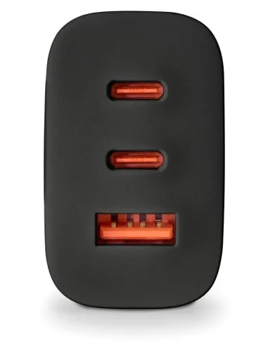 NGS BUD 65W Cargador USB-C/USB-A Negro