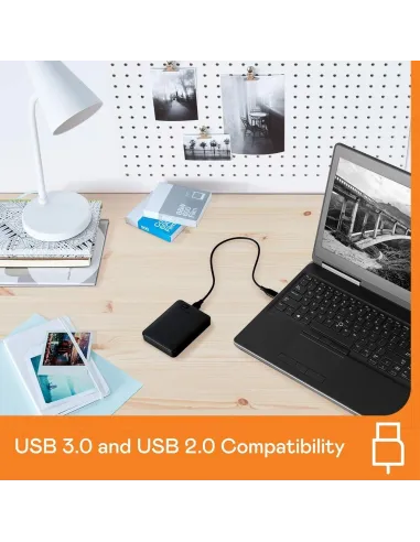 Western Digital Elements Portable 4 TB USB-C 3.0 Negro HDD