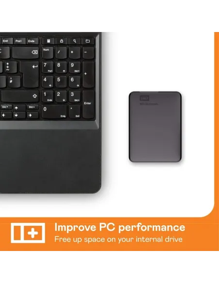 Western Digital Elements Portable 4 TB USB-C 3.0 Negro HDD