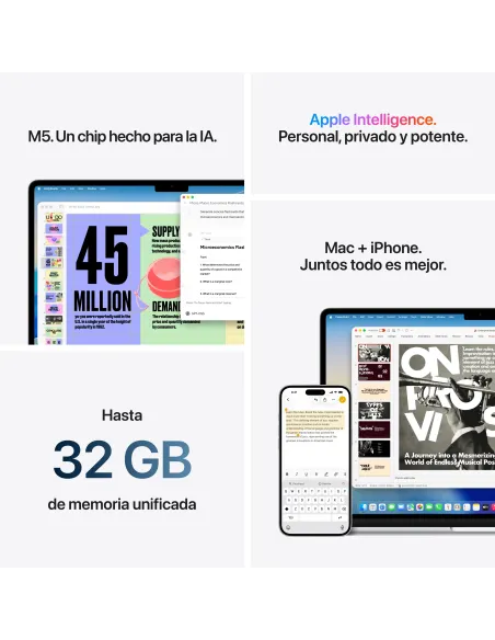 Apple MacBook Air 15,3" Apple M5 MDVU4Y/A 24GB y 1TB SSD