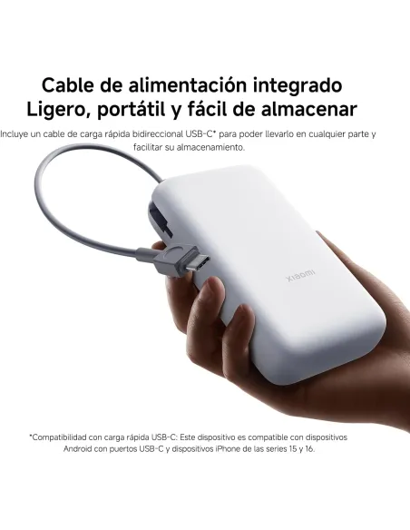 Powerbank Xiaomi Power Bank 20000mAh (Integrated Cable)