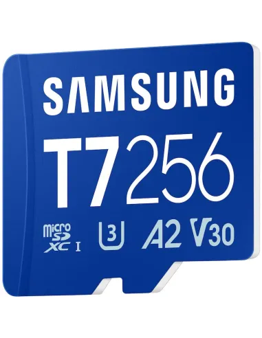 Tarjeta MicroSD Samsung T7 256 GB UHS-I U3 V30 A2 170 MB/s