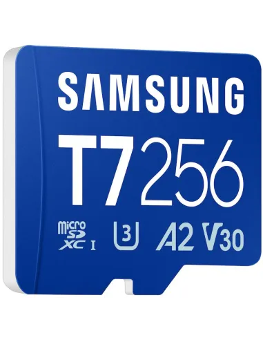 Tarjeta MicroSD Samsung T7 256 GB UHS-I U3 V30 A2 170 MB/s