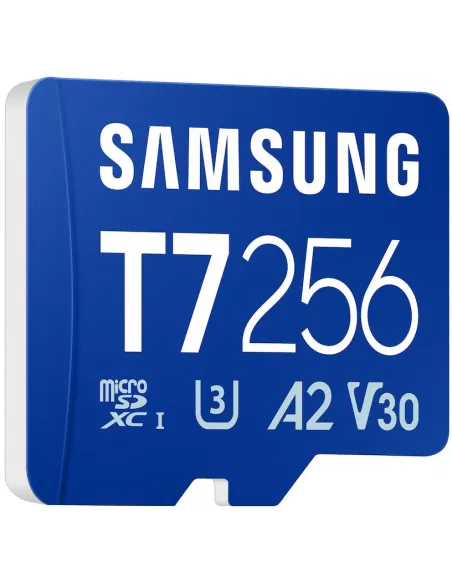 Tarjeta MicroSD Samsung T7 256 GB UHS-I U3 V30 A2 170 MB/s