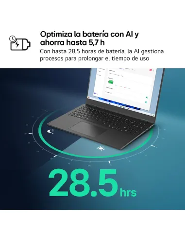 Portátil Ultrabook LG Gram AI 16Z90TL-G.AU85BN 16" W11 Home