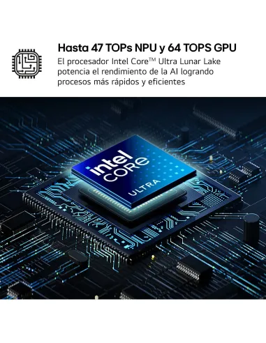 Portátil Ultrabook LG Gram AI 16Z90TL-G.AU85BN 16" W11 Home