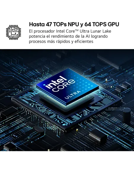 Portátil Ultrabook LG Gram AI 16Z90TL-G.AU85BN 16" W11 Home