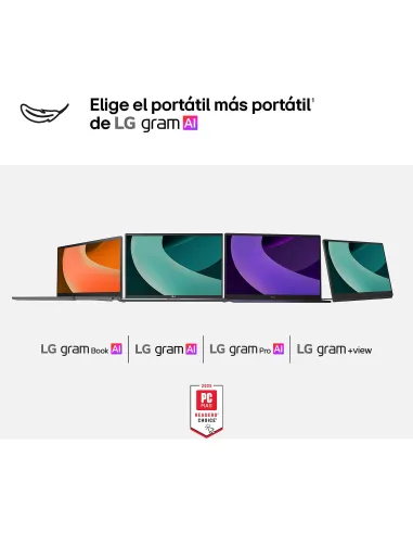 Portátil Ultrabook LG Gram AI 16Z90TL-G.AU85BN 16" W11 Home