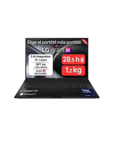 LG Gram AI 16Z90TL-G.AU85BN Intel Core Ultra 7 258V/32GB/512GB SSD/16" W11 Home