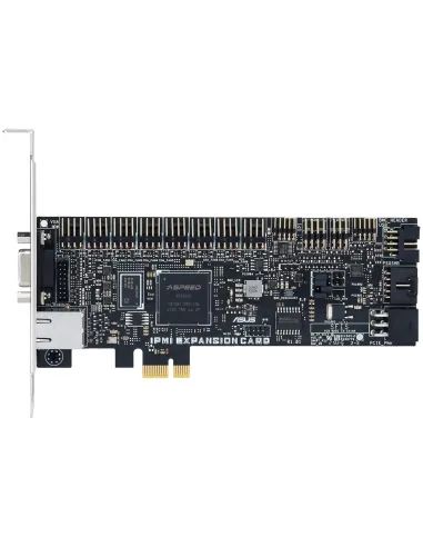 ASUS IPMI Expansion Card-SI Tarjeta de Expansión PCIe, RJ-45, VGA, Negro/Plata