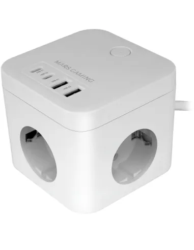Mars Gaming MD-CUBE35 blanco: cubo GaN PD de 35 W USB