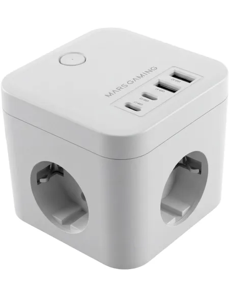Mars Gaming MD-CUBE35 blanco: cubo GaN PD de 35 W USB