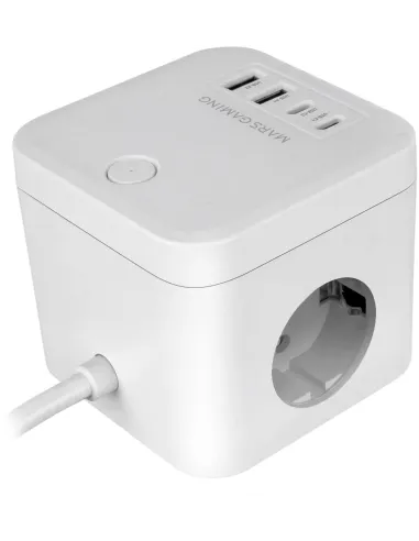 Mars Gaming MD-CUBE35 blanco: cubo GaN PD de 35 W USB