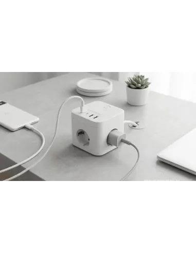 Mars Gaming MD-CUBE35 blanco: cubo GaN PD de 35 W USB
