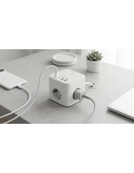 Mars Gaming MD-CUBE35 blanco: cubo GaN PD de 35 W USB