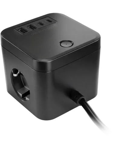 Mars Gaming MD-CUBE35 negro: cubo GaN PD de 35 W USB