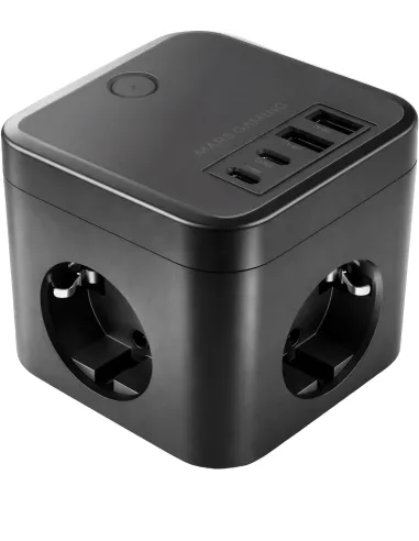 Mars Gaming MD-CUBE35 negro: cubo GaN PD de 35 W USB