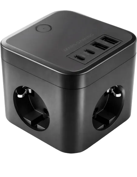 Mars Gaming MD-CUBE35 negro: cubo GaN PD de 35 W USB