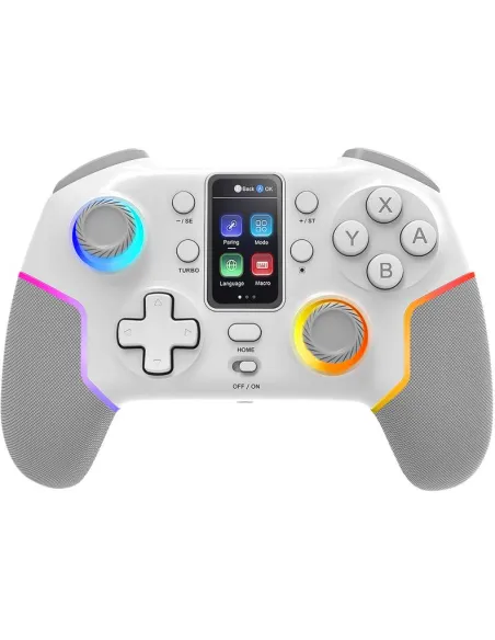 Mars Gaming MGP-V3W Gamepad Inalámbrico Bluetooth ARGB Switch/Switch 2/PC/Android/iOS 13.0+ Blanco