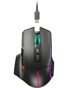 Mars Gaming MMW-VECTOR negro Ratón Inalámbrico Tri-Mode-FTRRIN0591