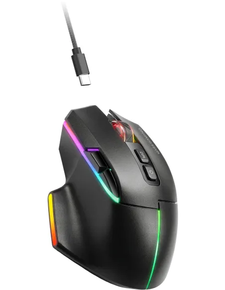 Mars Gaming MMW-VECTOR negro: ratón tri-mode 12.000 DPI