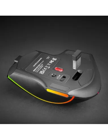 Mars Gaming MMW-VECTOR negro: ratón tri-mode 12.000 DPI