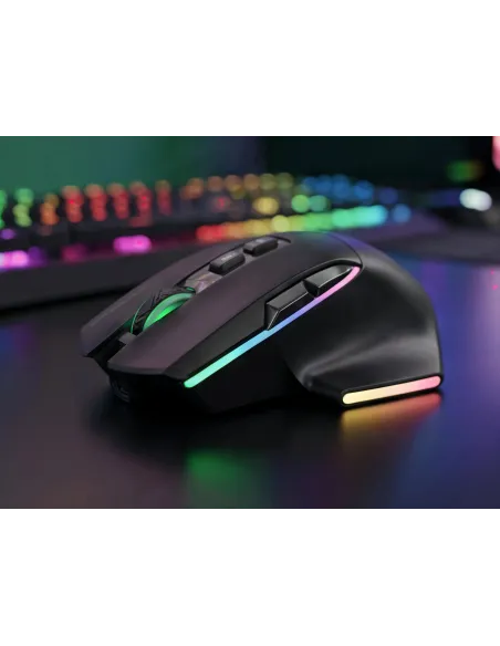 Mars Gaming MMW-VECTOR negro: ratón tri-mode 12.000 DPI