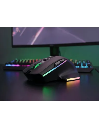 Mars Gaming MMW-VECTOR negro: ratón tri-mode 12.000 DPI