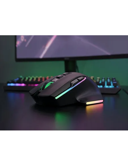 Mars Gaming MMW-VECTOR negro: ratón tri-mode 12.000 DPI