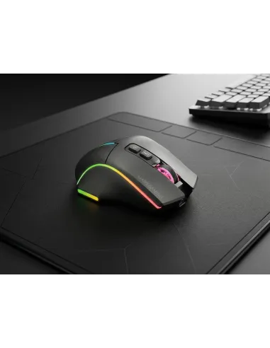 Mars Gaming MMW-VECTOR negro: ratón tri-mode 12.000 DPI