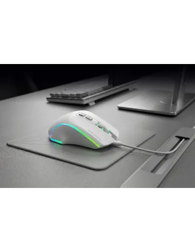 Mars Gaming MMW-VECTORW blanco: ratón tri-mode 12K