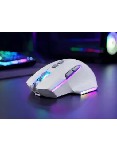 Mars Gaming MMW-VECTORW blanco: ratón tri-mode 12K