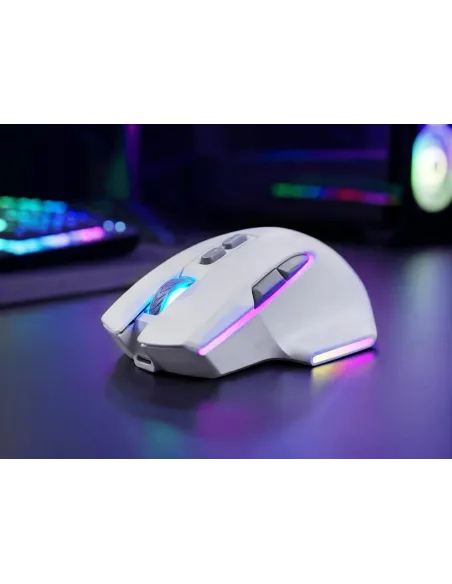 Mars Gaming MMW-VECTORW blanco: ratón tri-mode 12K