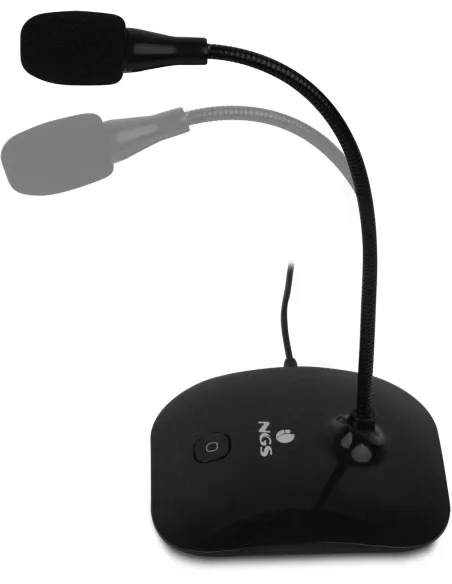 NGS MS 115 micrófono sobremesa jack 3,5 mm PC mute