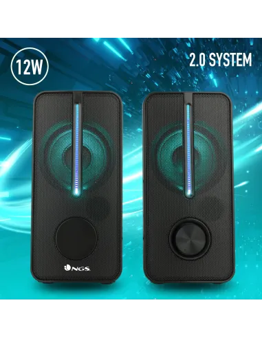 NGS GSX-150 altavoces 2.0 USB RGB para PC escritorio