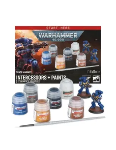 Set de pinturas Marines Espaciales Intercesores Warhammer 40000-95909