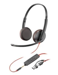 HP Poly Blackwire 3225 Auriculares USB-C/3.5mm Negro-1412321