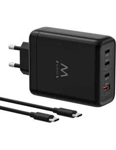 Ewent EW1337 Cargador 140W GaN 4 puertos USB-C/A-AAOACR0330