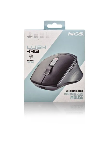 NGS LUSH-RB ratón multimodo recargable para 3 equipos