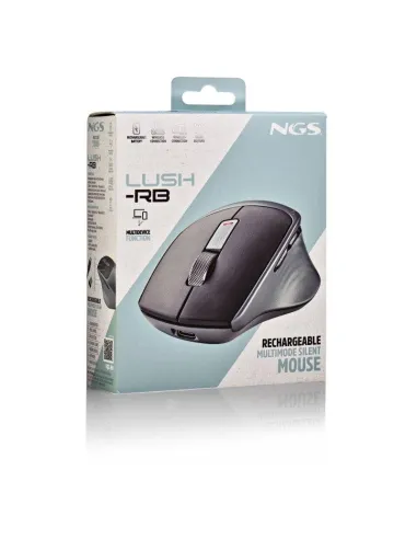 NGS LUSH-RB ratón multimodo recargable para 3 equipos